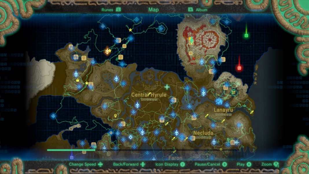 Tloz botw карта