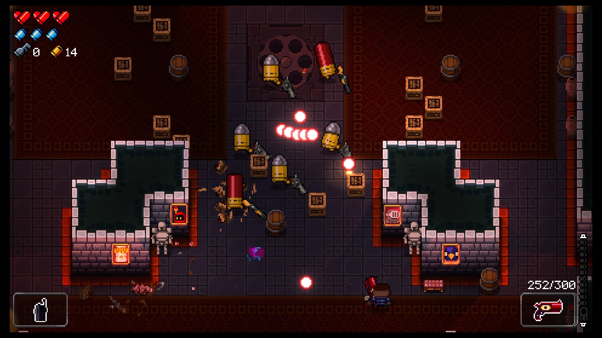 Карта enter the gungeon